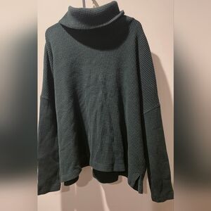 Old Navy Dark Green Cowl Neck Sweater